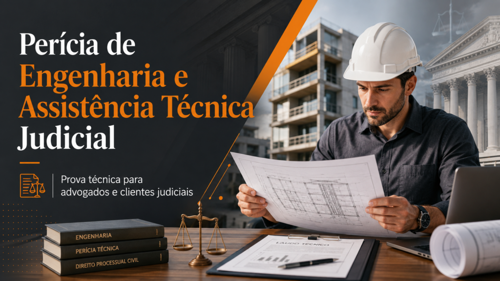 Perícia de Engenharia e Assistência Técnica Judicial: a prova técnica pode ser decisiva em um processo